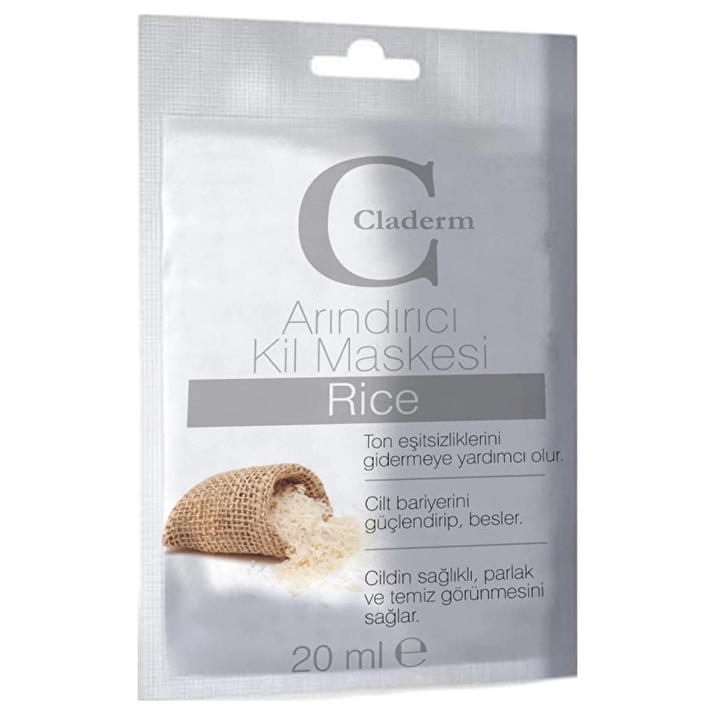 Claderm Masque d'Argile Purifiant au Riz Claderm 20ml